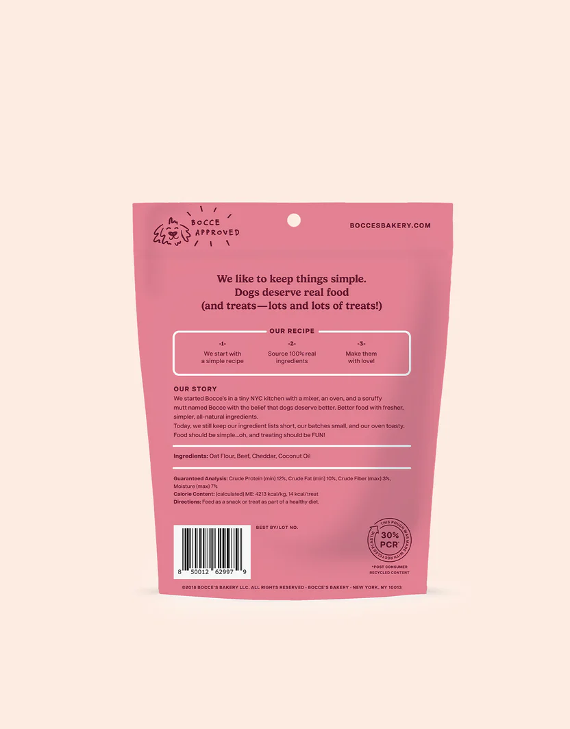 Bocces Say Moo Dog Biscuits (5oz)