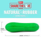 Jeffers Floating Natural Rubber Dog Chew Toy with Vanilla Scent for Dental Health and Water Play