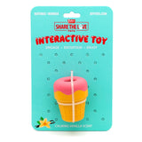 Jeffers Ice Cream Cone Natural Rubber Stuffable Treat Dispensing Dental Dog Chew Toy
