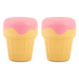 Jeffers Ice Cream Cone Natural Rubber Stuffable Treat Dispensing Dental Dog Chew Toy