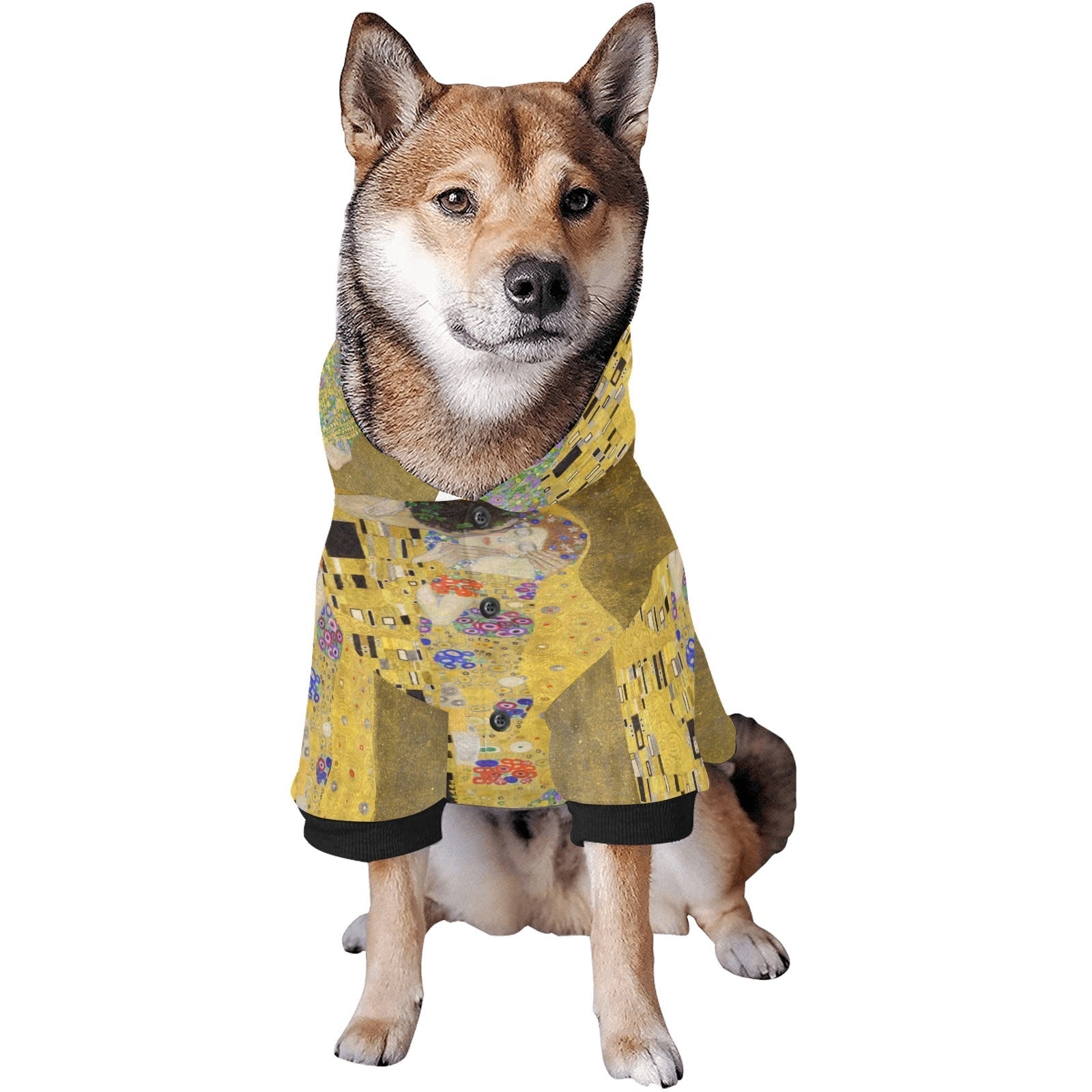 Klimt The Kiss Button Hoodie