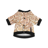 Klimt Tree of Life, Stoclet Frieze Round Neck Shirt