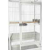 DecorBites™ Large Chalk White Bird Cage