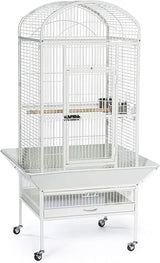 DecorBites™ Large Chalk White Bird Cage