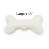 Boba & Vespa Plush Hemp Dog Toy Bone for Gentle Chewers