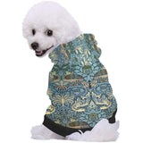 Morris Peacock and Dragon Button Hoodie