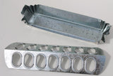 Miller 12" Galvanized Slide Top Poultry Chicken Feeder Metal