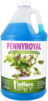 Jeffers Natural Flea & Tick Pennyroyal Dog Shampoo - Aids in Repelling Fleas, Ticks, Flies & Mosquitos