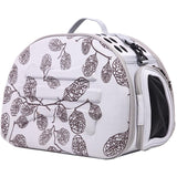 Pet Life ® 'Narrow Shelled' Lightweight Collapsible Military Grade Fashion Designer Travel Pet Dog Carrier Crate