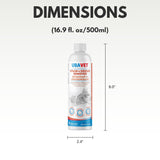 UBAVET Stain and Odor Remover for Dogs & Cats – Powerful Enzyme Cleaner – (16.9 fl oz / 500ml)