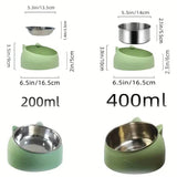 Premium Stainless Steel Cat & Dog Bowls - Non Slip Base for Food & Water