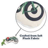 Country Living Retro Army Motorcycle with Squeaker & Crinkle Paper Plush Dog Toy
