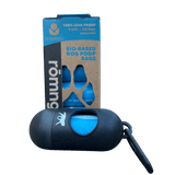 bio-based dog poop bags + bamboo dispenser