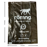 bamboo poop bag dispenser + compostable roll