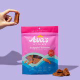 Ava's Pet Palace Crunchy Jerky Dog Treats - Snappin' Salmon Treats (4 oz)