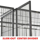 DecorBites™ Spacious Double Bird Cage with Breeding Dividers