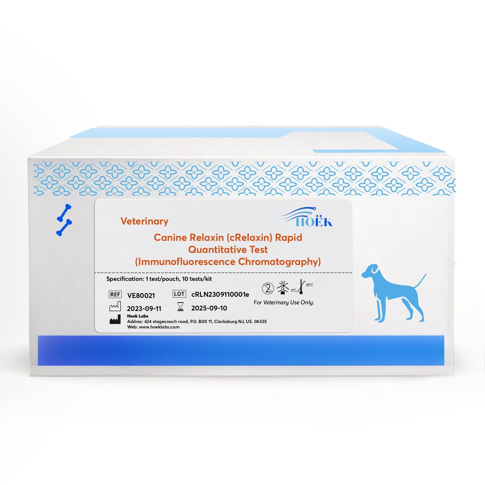 Pre-order (Ships 11.30.2025) Hoëk VET-IF 1 Veterinary Immunofluorescence Analyzer (Tests for canine progesterone & pregnancy)* PRE-ORDER*