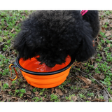 Universal Colorful Collapsible Silicone Dog Food Water Bowl Foldable Cup Dish For Pet Portable Travel Bowl For Dog