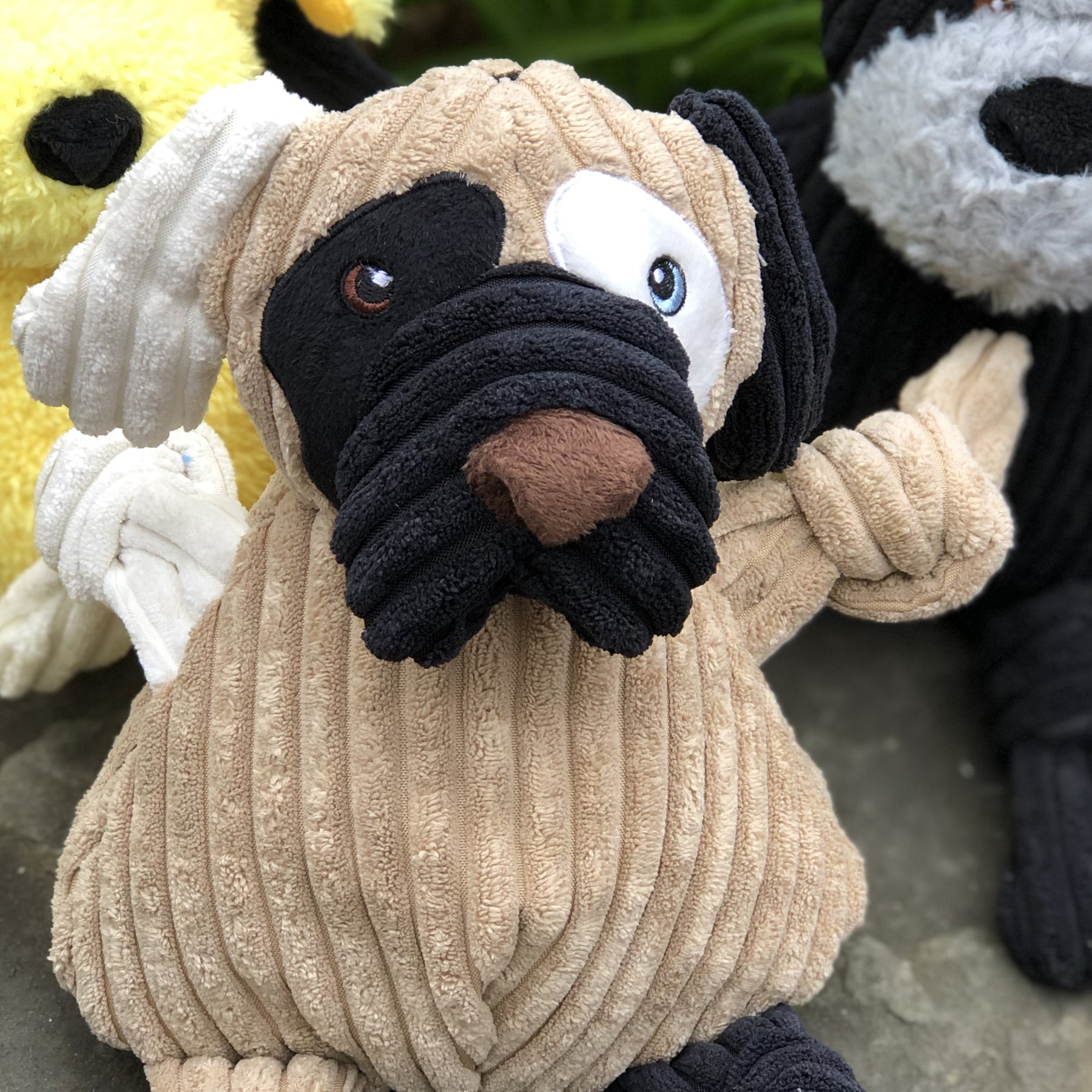 Patches HuggleMutt™ Knottie® Plush Dog Toy, Large