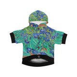 Van Gogh Irises Button Hoodie