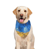 Van Gogh Wheatfield with Crows Double-Sided Pet Bandana