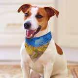 Van Gogh Wheatfield with Crows Pet Scarf