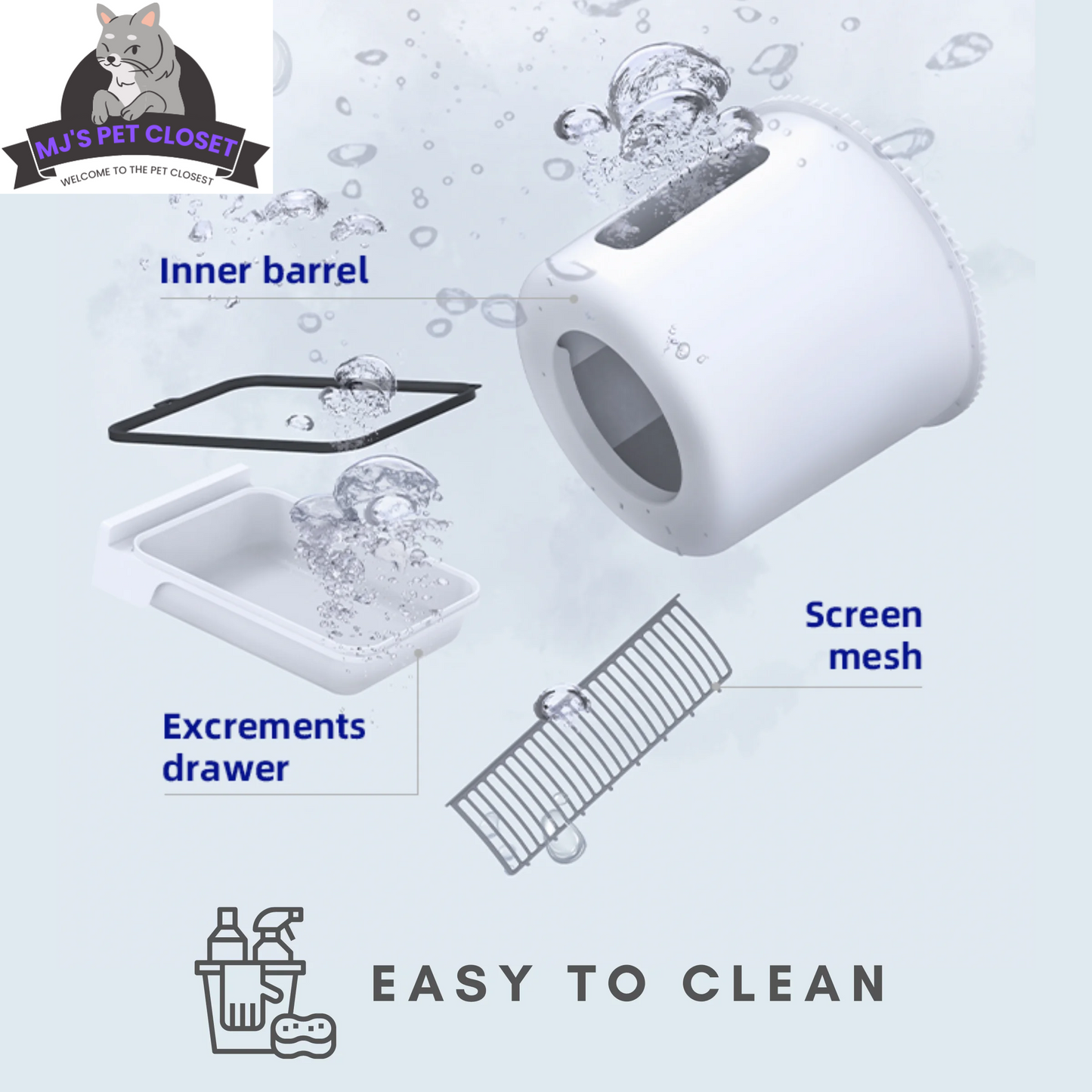 Self-Cleaning Cat Litter Box –  With WiFi