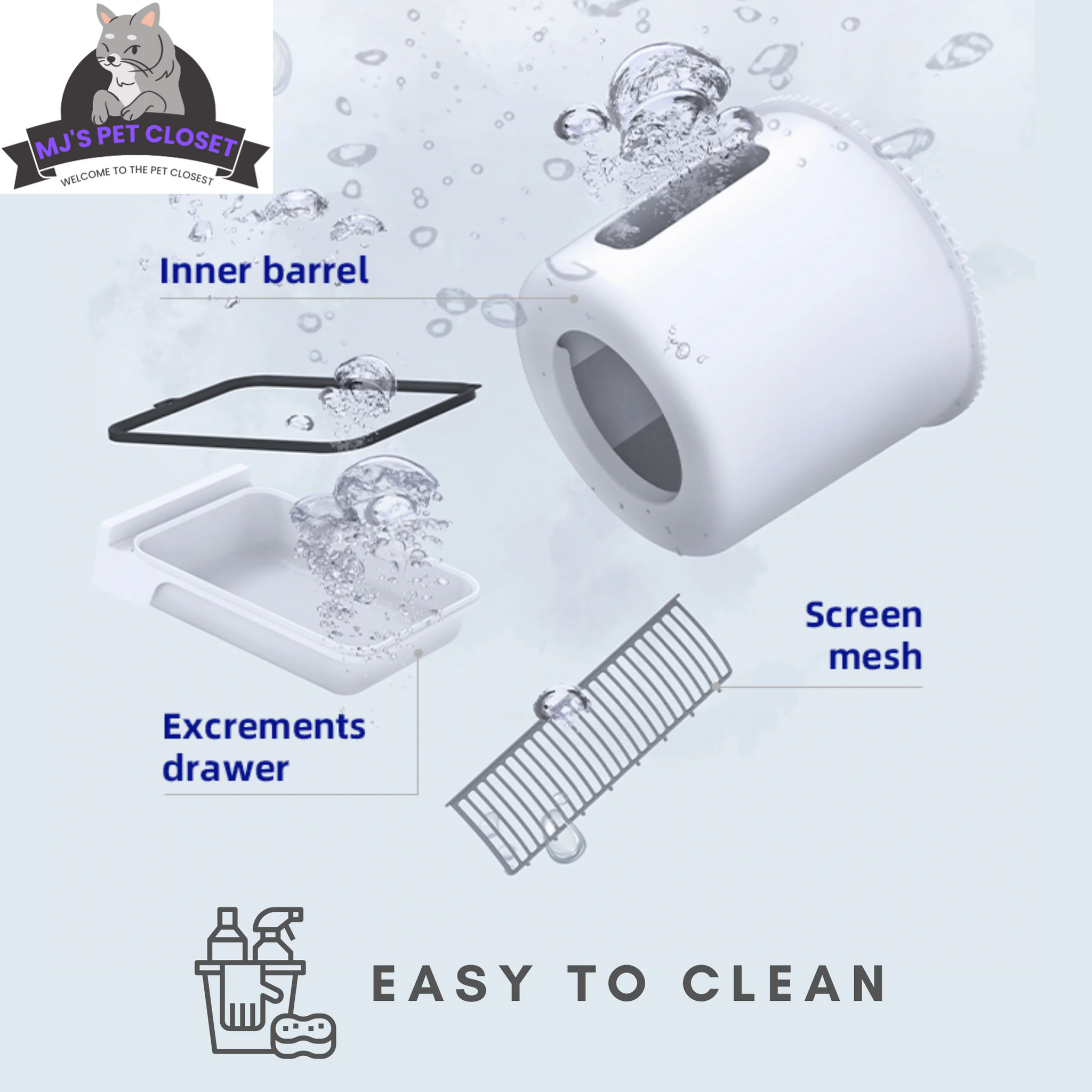 Self-Cleaning Cat Litter Box –  With WiFi