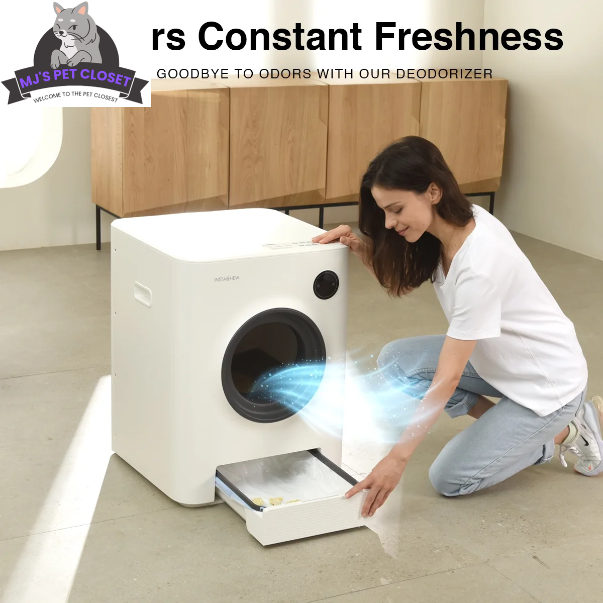 Self-Cleaning Cat Litter Box –  With WiFi