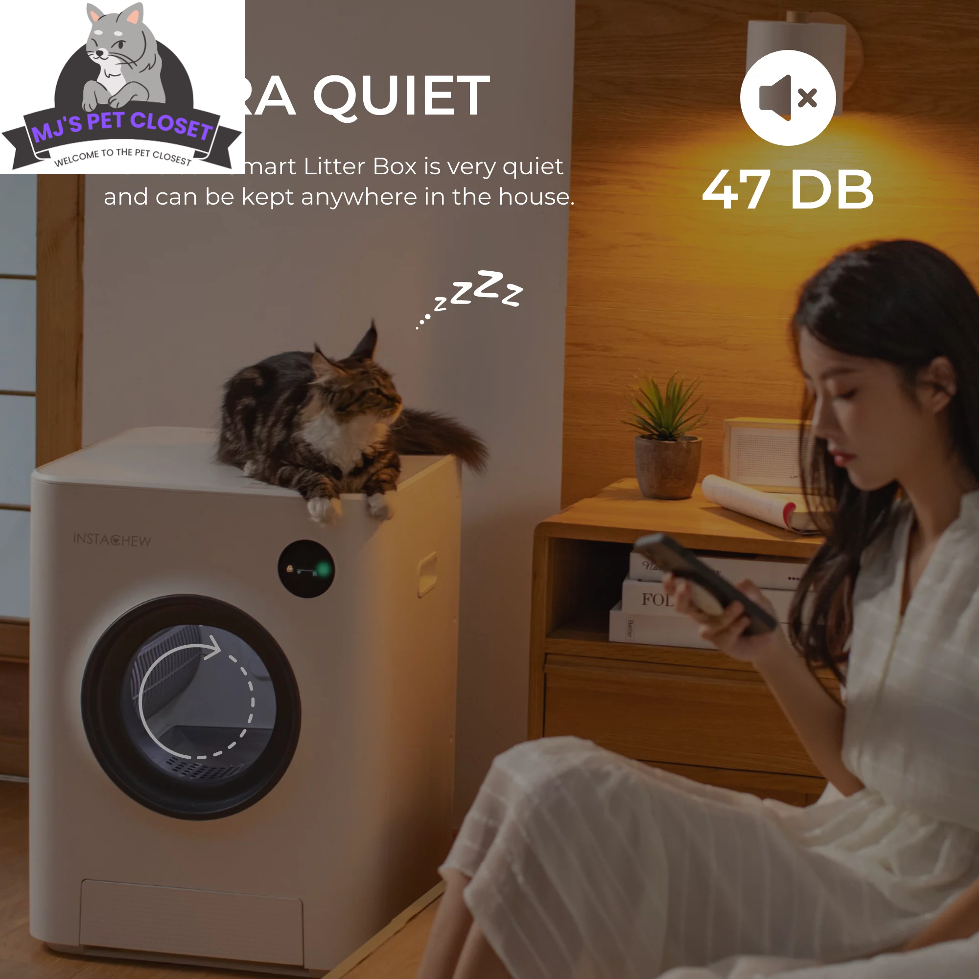 Self-Cleaning Cat Litter Box –  With WiFi