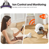 Say goodbye to messy litter! 🐾✨ Meet the Smart Self-Cleaning Litter Box with App Control and Safety Features! Perfect for busy cat parents! 😻📱