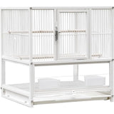 DecorBites™ Wrought Iron Bird Cage for Conures, Lovebirds - 30 Inch