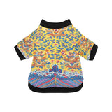 Yellow Qing Dynasty Dragon Round Neck Shirt